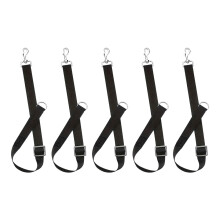 Sangle de seau réglable pour stalle de cheval, 5 pièces,-Noir