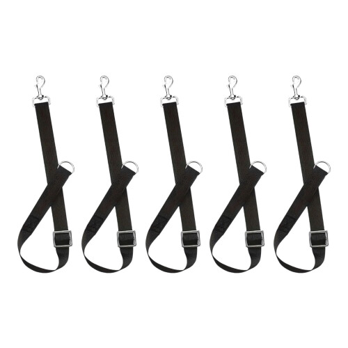 Sangle de seau réglable pour stalle de cheval, 5 pièces,-Noir