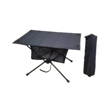 Platzsparender tragbarer Camping-Schreibtisch,-Schwarz