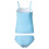 Strapless tankini-badpakken voor dames 2-delige-Blauwe M 5