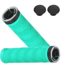 1 Paar Fietsen Stuur Grip Fietshandvat Vergrendeling Antislip-B