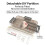 Storage Box Clear Tray Box Baits Separator-White XL 7
