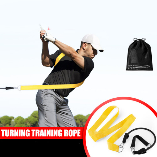 Golf Swing Trainer Resistances Band Flexibility Elastic-Red 2