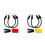Golf Swing Trainer Resistances Band Flexibility Elastic-Red 4