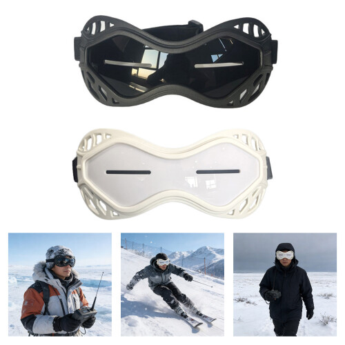 Anti Snow Blindness Ski Goggles Light Weight Comfortable-Black 2