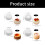 Round Shaped Silicone Mousse Cake Molds Chocolate-White 4 4