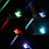 4Pcs Small USB LED Car Light Colorful Auto Interior Decorative 2