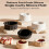 Round Shaped Silicone Mousse Cake Molds Chocolate-White 4 5