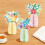 Vase Shape Paper Honeycomb Ornament for Easter Celebration-4 3 6