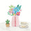 Vase Shape Paper Honeycomb Ornament for Easter Celebration-4 3 7