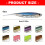 6Pcs Soft Silicone Fishing Lures Floating Baits Needle Tail-04 4