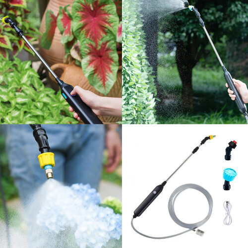 Elektrisches Sprühgerät für den Garten, 3 Düsen, USB-4 2