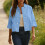 Linen Shirts for Women Soft Cotton Button Down Spring-Red S 6
