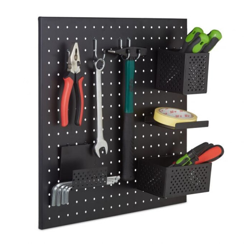Portaherramientas de pared con accesorios