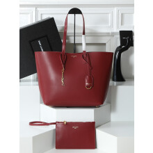 YSL Full Leather Tote 33cm Open Top