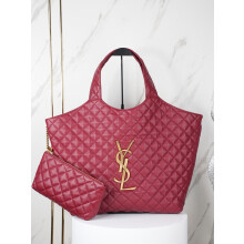 YSL Icare Maxi Quilted Lambskin Tote