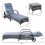 3-piece rattan sun lounger set in grey 2
