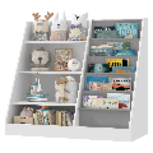 Kids Shelf Children's Bookcase (White)