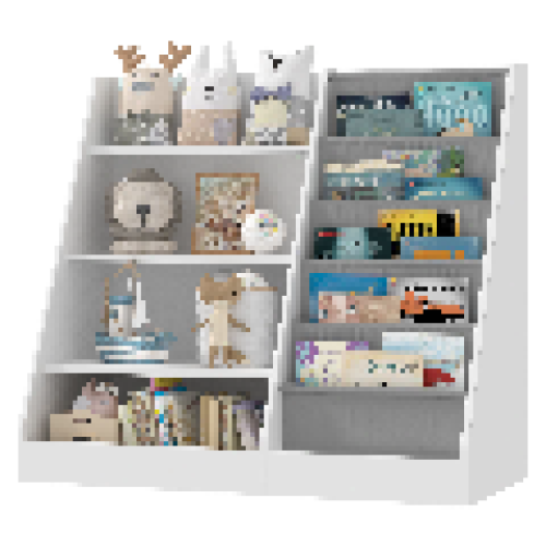 Kids Shelf Children's Bookcase (White)