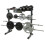 Weights Rack for Barbells & Dumbbells, Steel Storage 4
