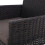 3-Piece Rattan Garden Set with Cushions and Table 6