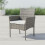 3-Piece Rattan Garden Set with Cushions and Table 6