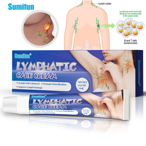 20g pomada linfática, pomada de cuidados linfáticos para axilas e pescoço, pomada de saúde