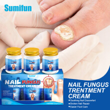 Novo creme brilhante para unhas, pomada de três pacotes para onicomicose e creme reparador de unhas preto