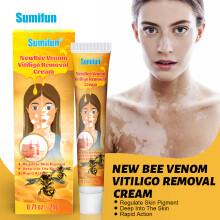 Creme para cuidados com a pele com veneno de abelha e manchas brancas