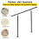Living And Home ﻿ 3-4 Steps Outdoor Adjustable Stair Handrail Railing 4