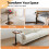 Height Adjustable Swivel Sofa Table, Space-Saving C-Shaped Side Table 6