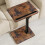 Height Adjustable Swivel Sofa Table, Space-Saving C-Shaped Side Table 9