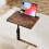 Height Adjustable Swivel Sofa Table, Space-Saving C-Shaped Side Table 10