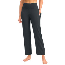 Women's yoga pants, wide-leg pants, comfortable,-Dark Grey S