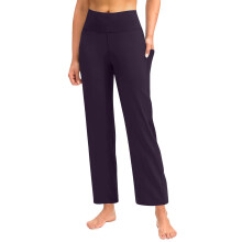 Women's yoga pants, wide-leg pants, comfortable,-Purple S