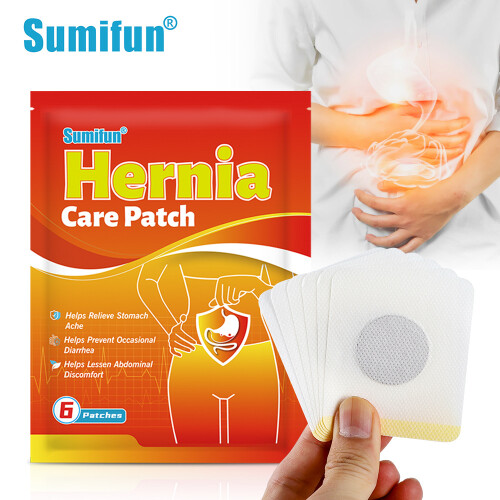 Patch de acuponto para hérnia inguinal