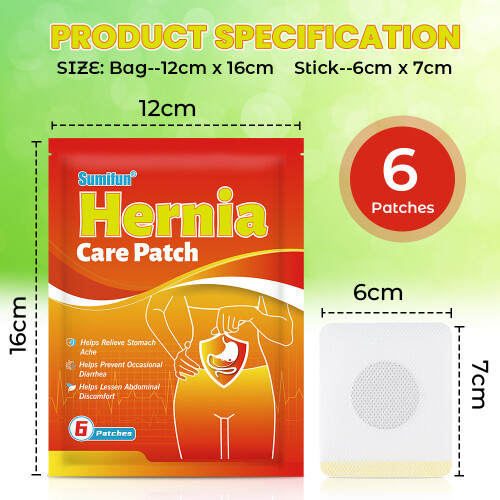 Patch de acuponto para hérnia inguinal 1