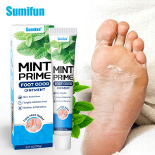 Creme para pés de atleta Mint Cool Creme para pés esportivos suado com coceira nos pés creme para cuidados com odor