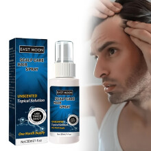 (1pc) Spray de cabelo masculino 30ml com extratos naturais de gengibre e ginseng para nutrir e fortalecer os cabelos