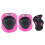Protective Gear Set, Size XS, Black-Pink 1