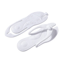 EVA-Flip-Flops für Damen und Herren, faltbare Hausschuhe,-Weiß 4