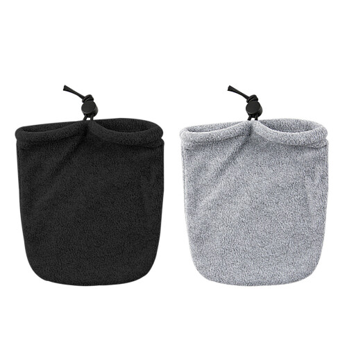 Fußschutz, flexibler Kordelzug, Fleece, gegossene-Grau 1