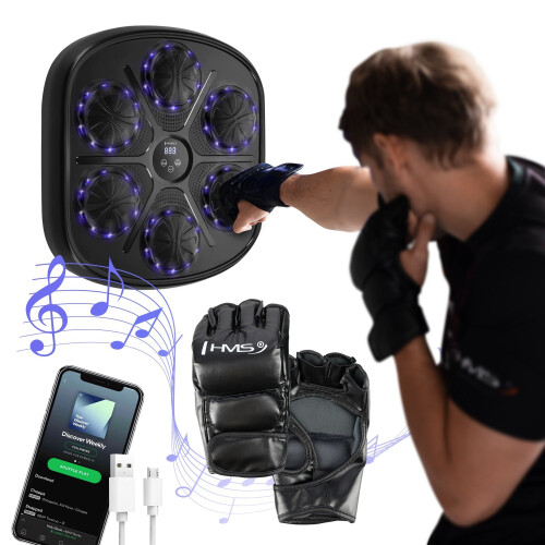 Macchina da boxe intelligente Bluetooth con guanti 1