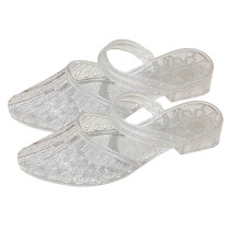 Damenmode, spitze Zehensandalen, Strandschuh,-Weiß 38