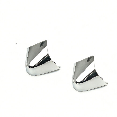 6 Stücke High Heels Spitze Abdeckungen Schuhe Spitz-Silber 1