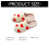 Pantoufles doublées de coton en peluche douce-champignon 42 43 4