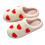 Pantoufles doublées de coton en peluche douce-champignon 36 37 5