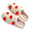 Pantoufles doublées de coton en peluche douce-champignon 36 37 6