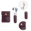 Portable Folding Shoehorn with PU Leather Handle Shoe-Blue 4