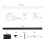 Metal Table Extension - 60 cm, Powder-Coated, Stable 4